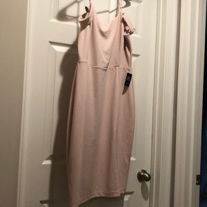 Blush cocktail dress